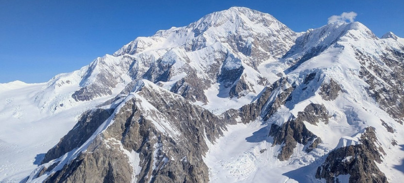 Alaskan Flightseeing Route: Triumvirate Glacier & Mt. Spurr Volcano