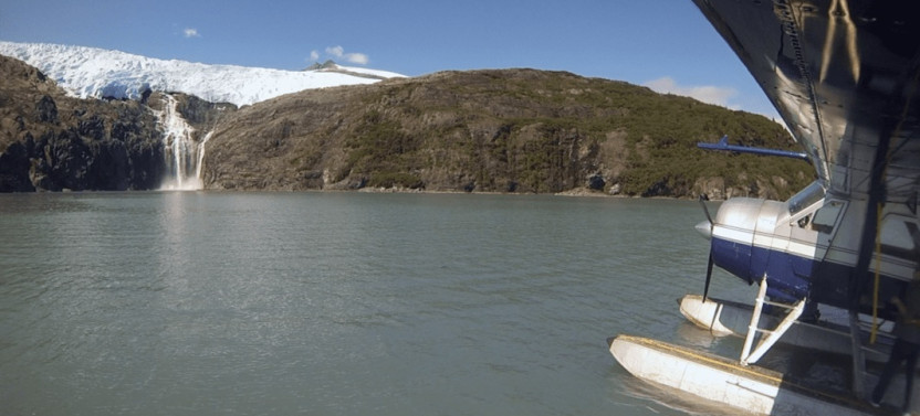 Alaska Flightseeing Route: Blackstone Glacier & Prince William Sound