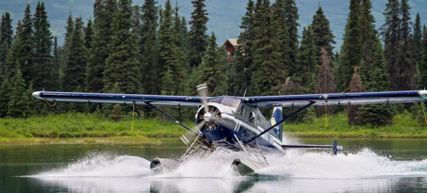 Alaska Flightseeing Route: Blackstone Glacier & Prince William Sound