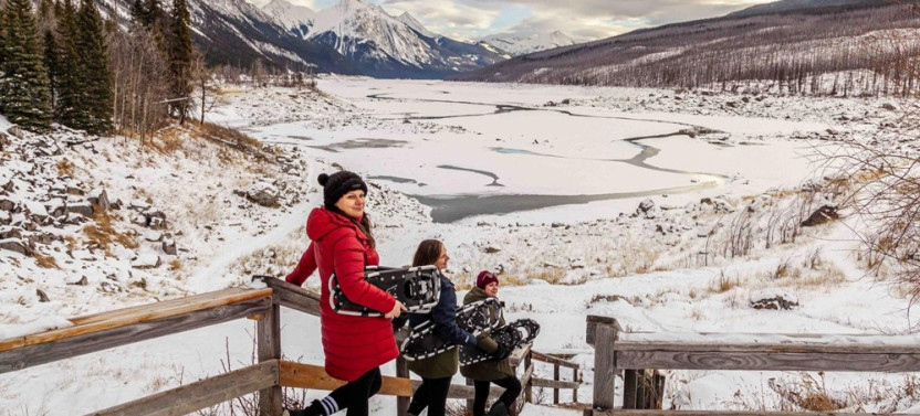 Secrets of Jasper Snowshoe Group Tour
