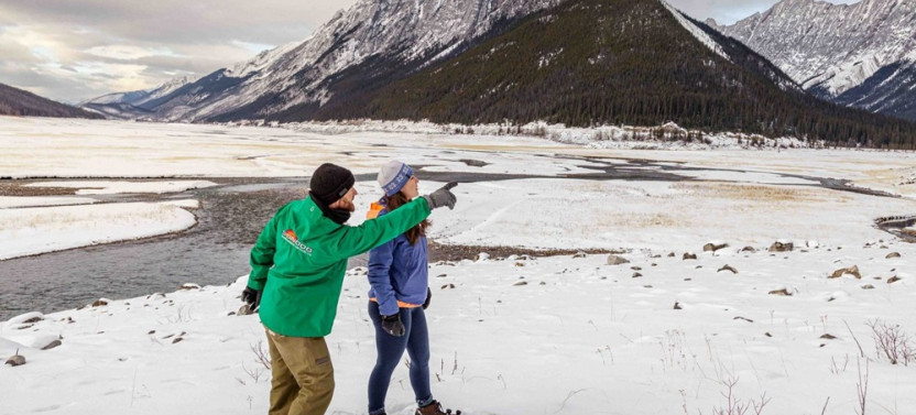 Secrets of Jasper Snowshoe Group Tour