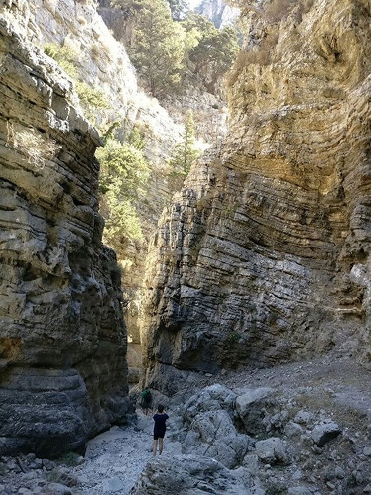 Imbros Gorge Guided Hike & Beach Relaxation from Chania