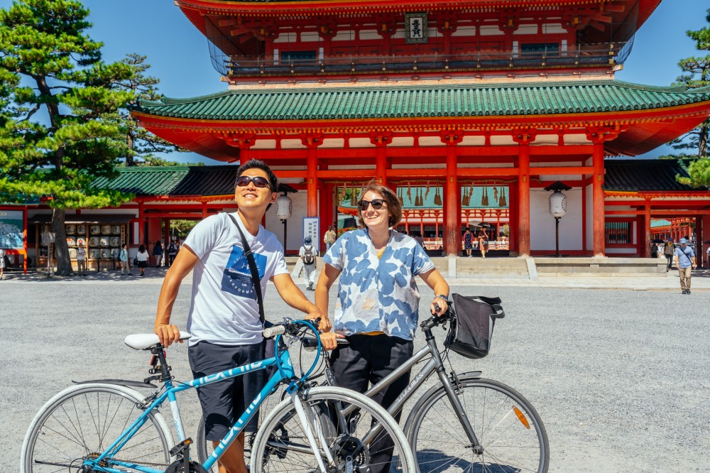 kyoto self guided bike tour