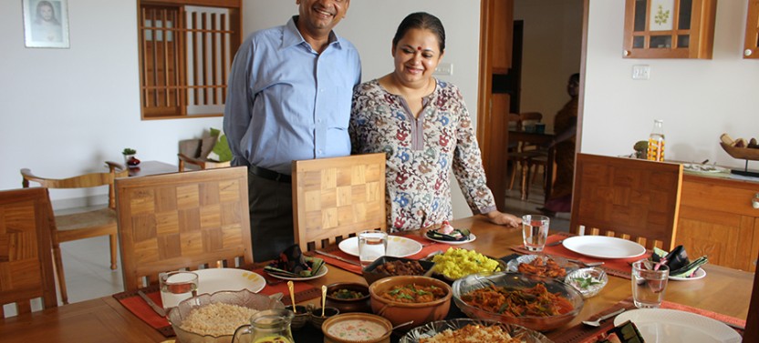 Traditional Kerala Christian Feast with Backwater Views in Kochi