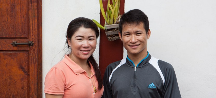 Traditional Laotian Food And Culture In A Rural Farmhouse