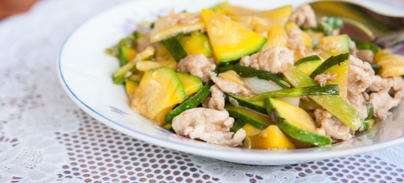 Traditional Laotian Food And Culture In A Rural Farmhouse