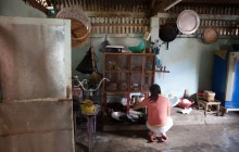 Traditional Laotian Food And Culture In A Rural Farmhouse