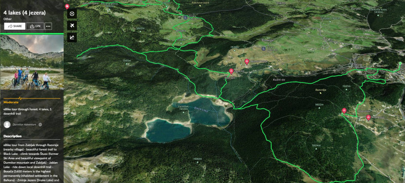 Durmitor eBike Tour: Lakes, Forests & Panoramic Mountain Views