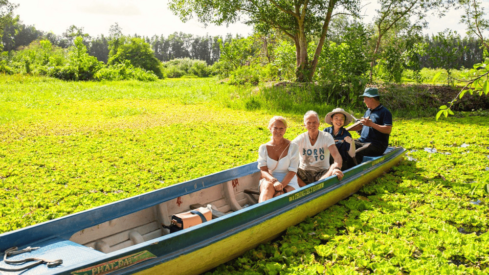 Cai Rang Floating Market & Lung Ngoc Hoang Nature Reserve Tour
