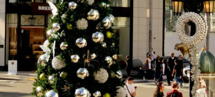 Holiday Lights Tour with LACMA Urban Light Stop