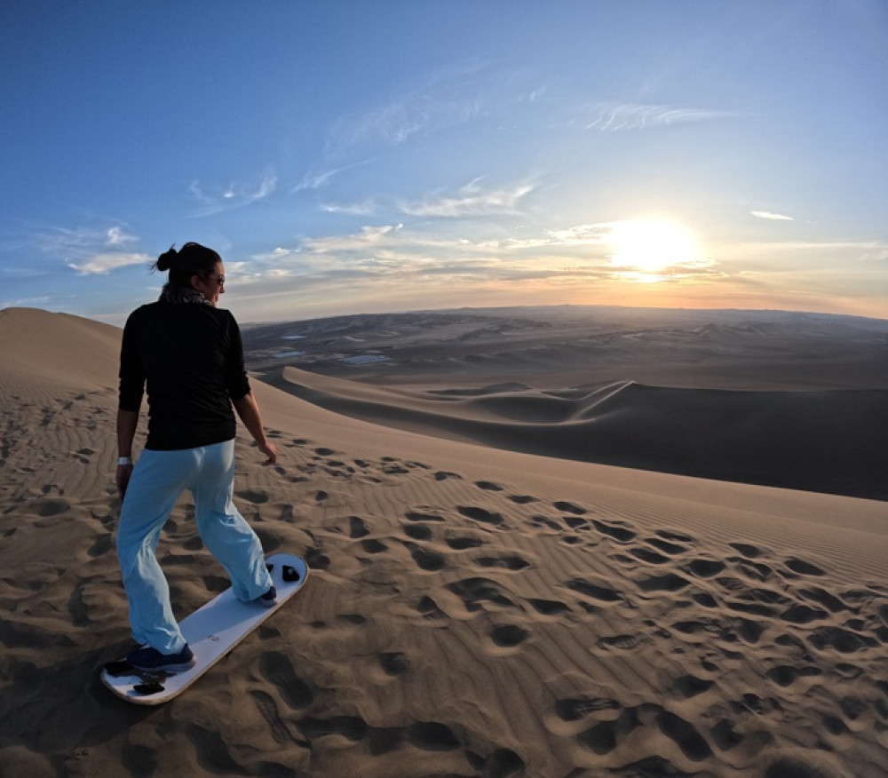 Nazca Lines Flight + Sunset Buggy & Sandboarding from Ica