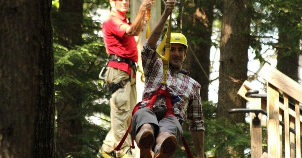 Mountain Top Zip Line Tour Charlemont Project Expedition