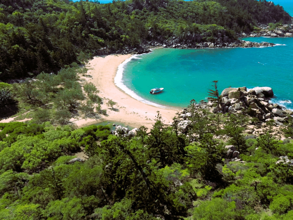 Magnetic Island Boat and Snorkel Adventure with Guided Hike