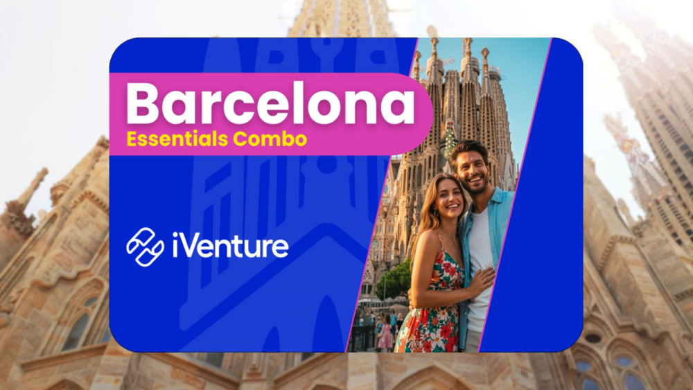 Barcelona Essentials: Hop-On Hop-Off Bus, Sagrada Família & Park Güell