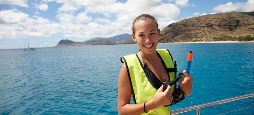 Spirit of Aloha Catamaran Snorkel Sail from Waikoloa A-Bay