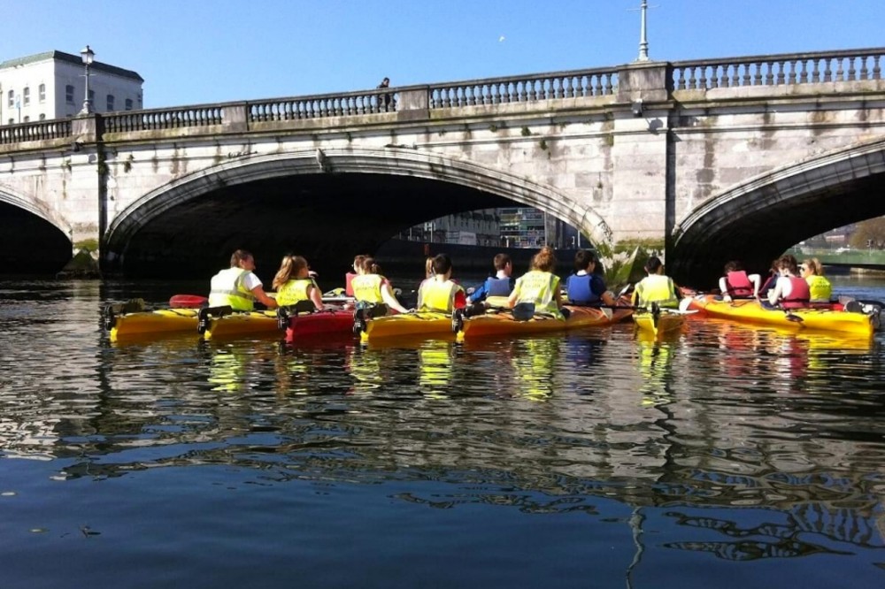 Kayaking Under the Bridges of Cork City Cork Project Expedition