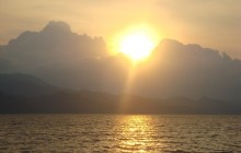 Sunset View on Boat at Arenal Lake (Wine & Cheese)