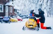 Lapland Family Snowmobile Safari from Rovaniemi