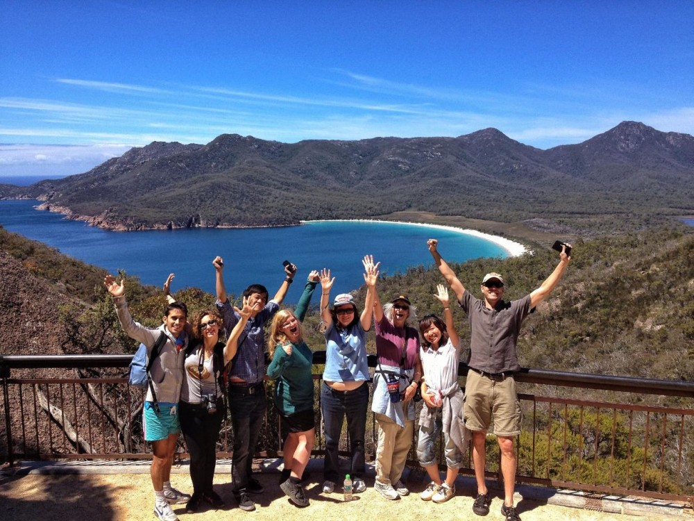 Hobart to Launceston via Wineglass Bay