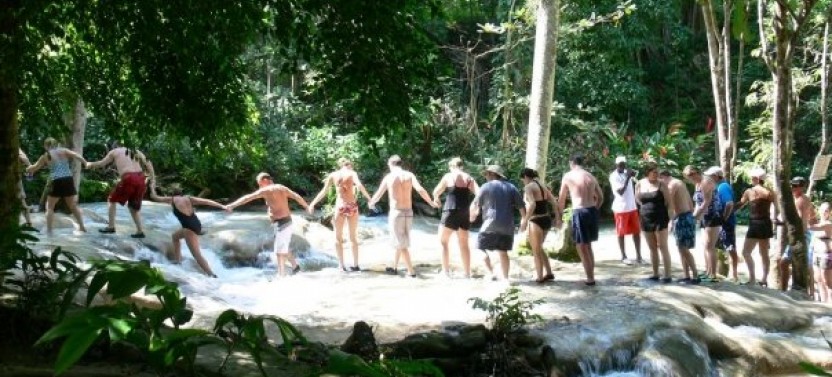 Falmouth Excursion: Dunns River Falls And River Tubing Tour