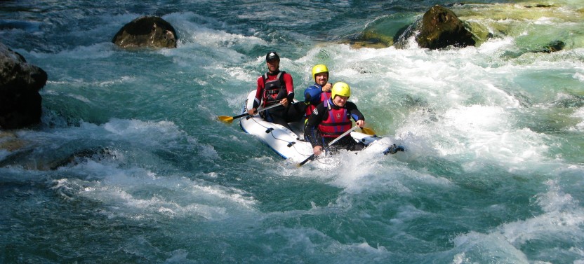 Mini Rafting on SoČa River