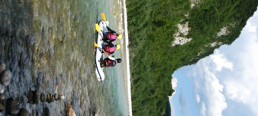 Mini Rafting on SoČa River