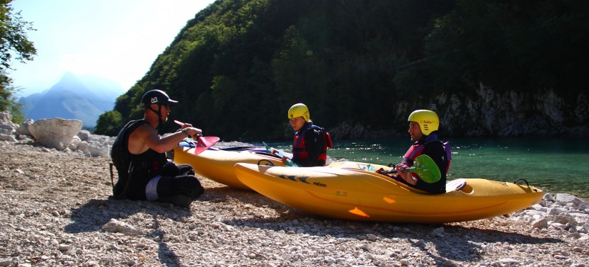 Kayak Course on Soča River