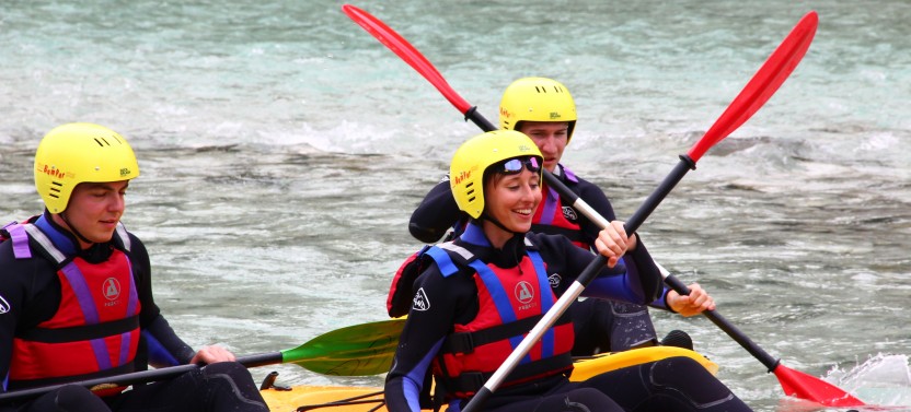 Kayak Trip for Beginners on Soča River