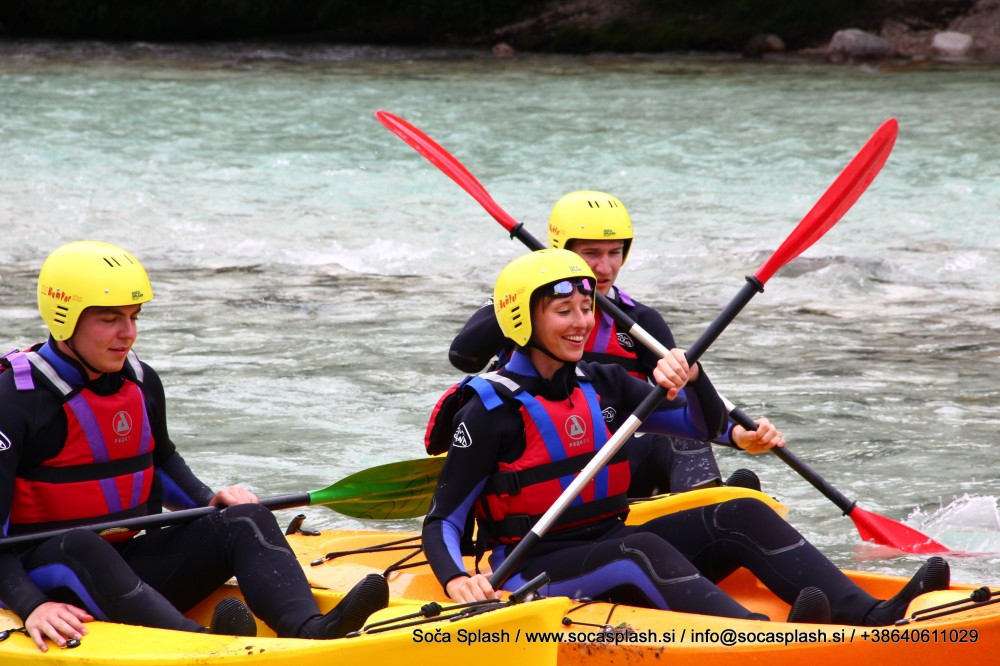 Kayak Trip for Beginners on Soča River