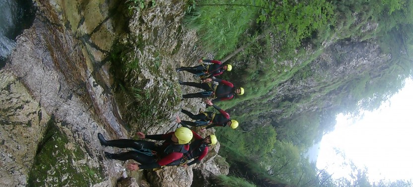 Family Canyoning in SoČa Valley