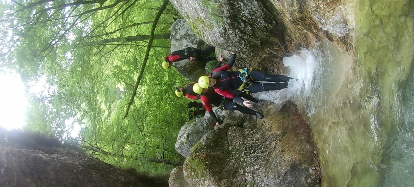 Family Canyoning in SoČa Valley