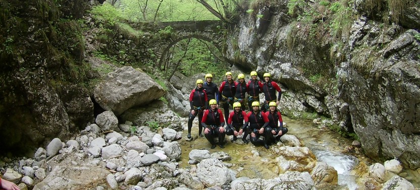 Family Canyoning in SoČa Valley
