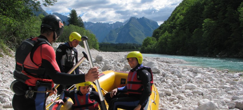 Half-Day Rafting on Soča River