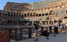 Colosseum Arena Floor With Local Trastevere Food Tour Combo