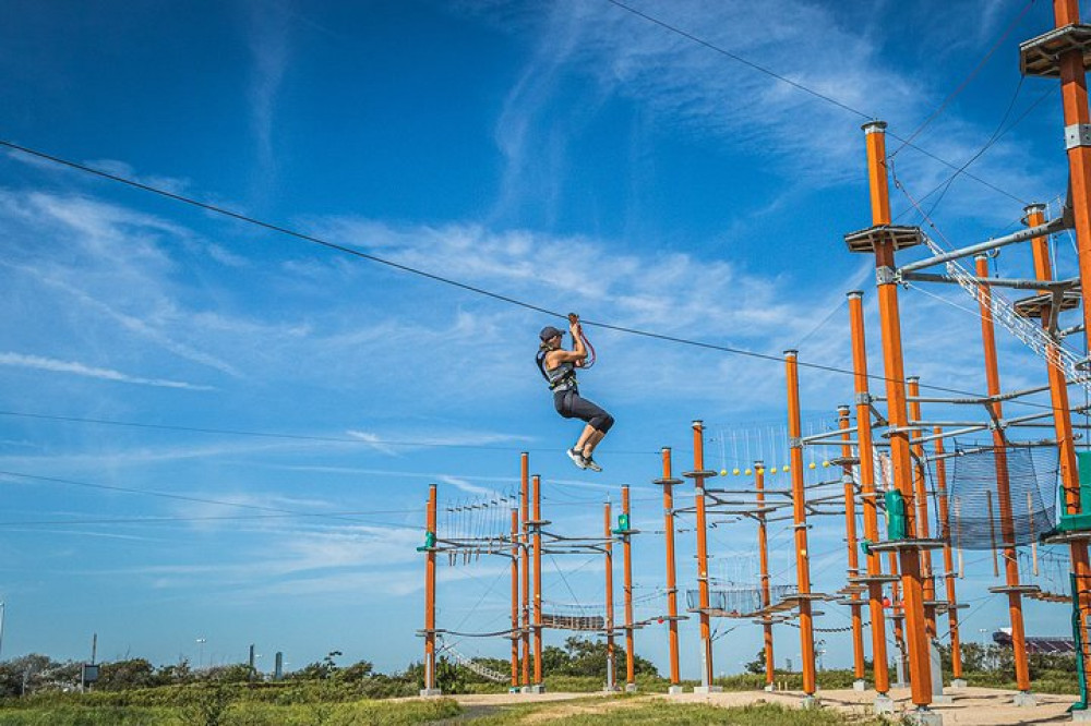 WildPlay Jones Beach Zipline Tour New York City Project Expedition