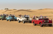Desert Safari by 1950's Land Rover with Bedouin Camp & Dinner