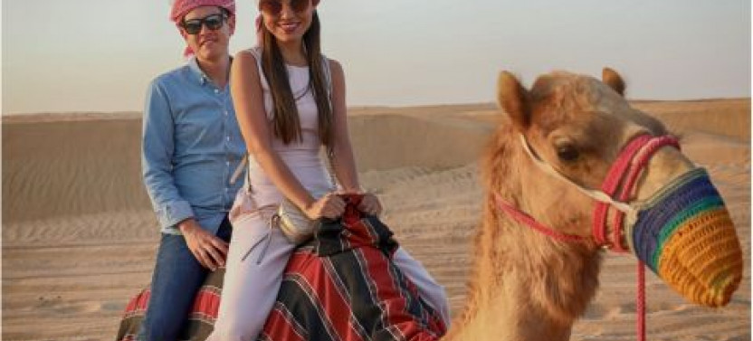 Shared Car Dune Bashing, Sand Boarding, Camelride & Quadbkng