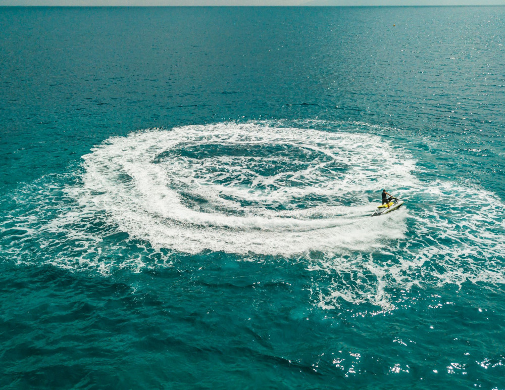 Jet Ski Adventure In Super Paradise Beach Bay, Mykonos 180bhp