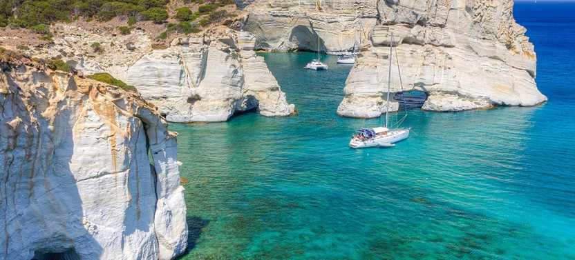 West Milos and Kleftiko Sailing boat Cruise
