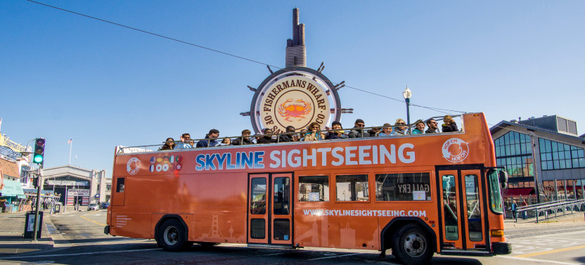 1 Day San Francisco Hop On Hop Off Tour & Night Tour