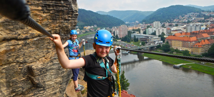 Via Ferrata Bohemian Switzerland Guided