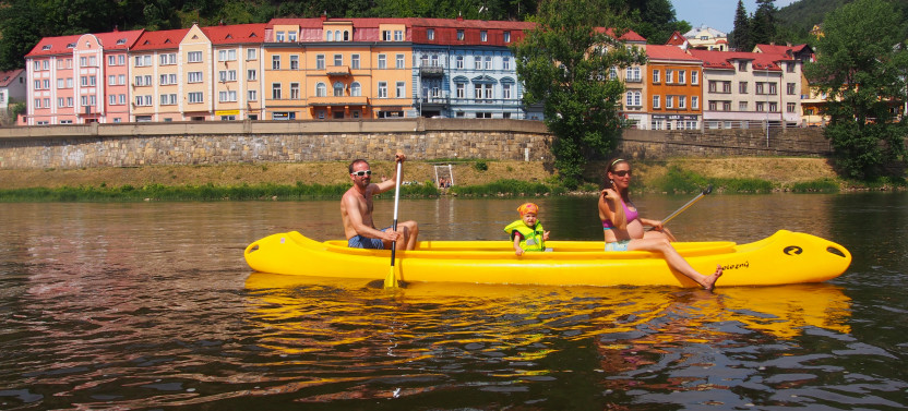 Canoeing on The Elbe River + Bike Rental - Děčín to Bad Schandau