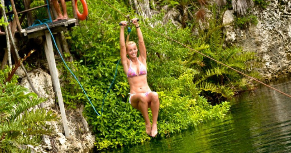 Private Bicycles, Snorkeling & Zip Lines Tour