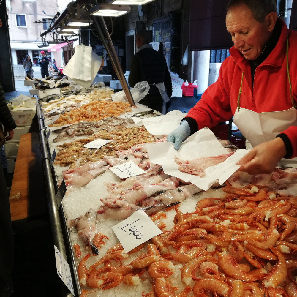 Fish Shopping In Rialto And Home Cooking In Murano