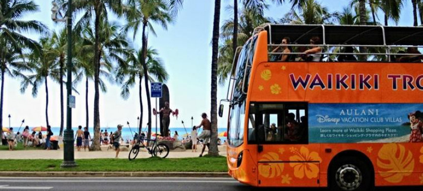 Waikiki Trolley Hop On Hop Off - 7 Day All Line Trolley Pass