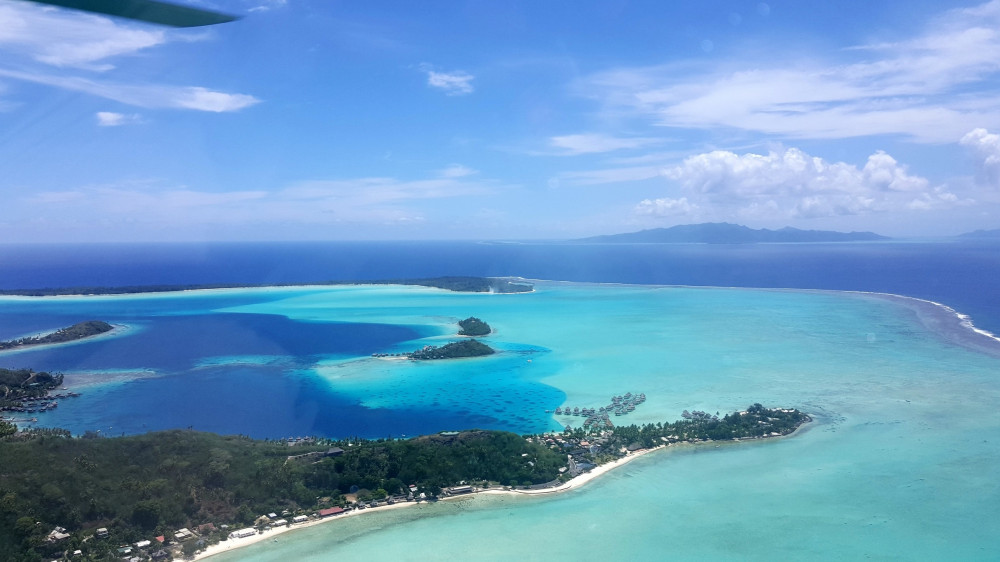 Shades of Blue Bora Bora Helicopter Tour