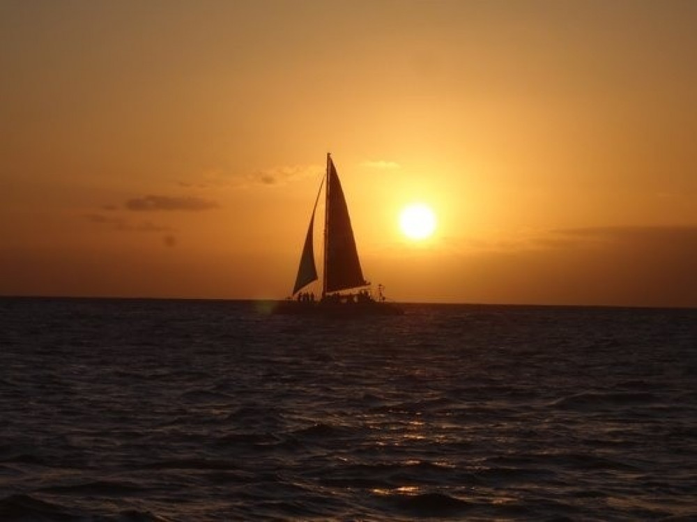 maitai catamaran sunset sail