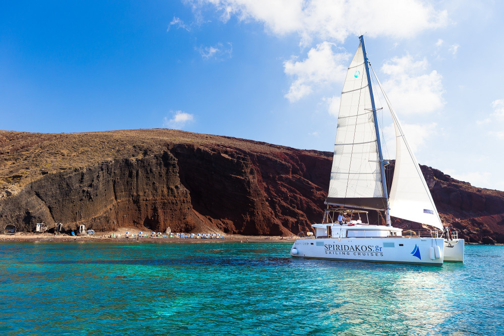 Classic Daytime Sailing Catamaran Cruise with Meals, Drinks & Transfers