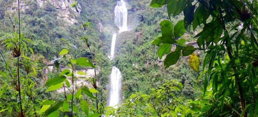 Walk Through & Reach La Chorrera and Chiflon Natural Waterfall