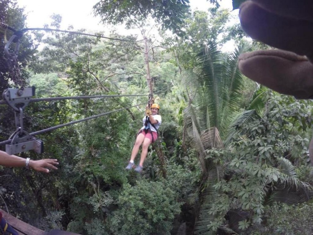 Zip Line & Bocawina Waterfall Rappelling San Pedro Project Expedition